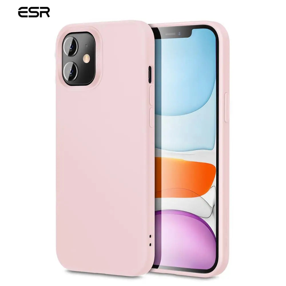 ESR for iPhone 12 / 12 Pro Cloud Soft Case for iPhone 12 Pro Max Super Liquid Silicone Rubber Yippee Cover for iPhone 12 mini