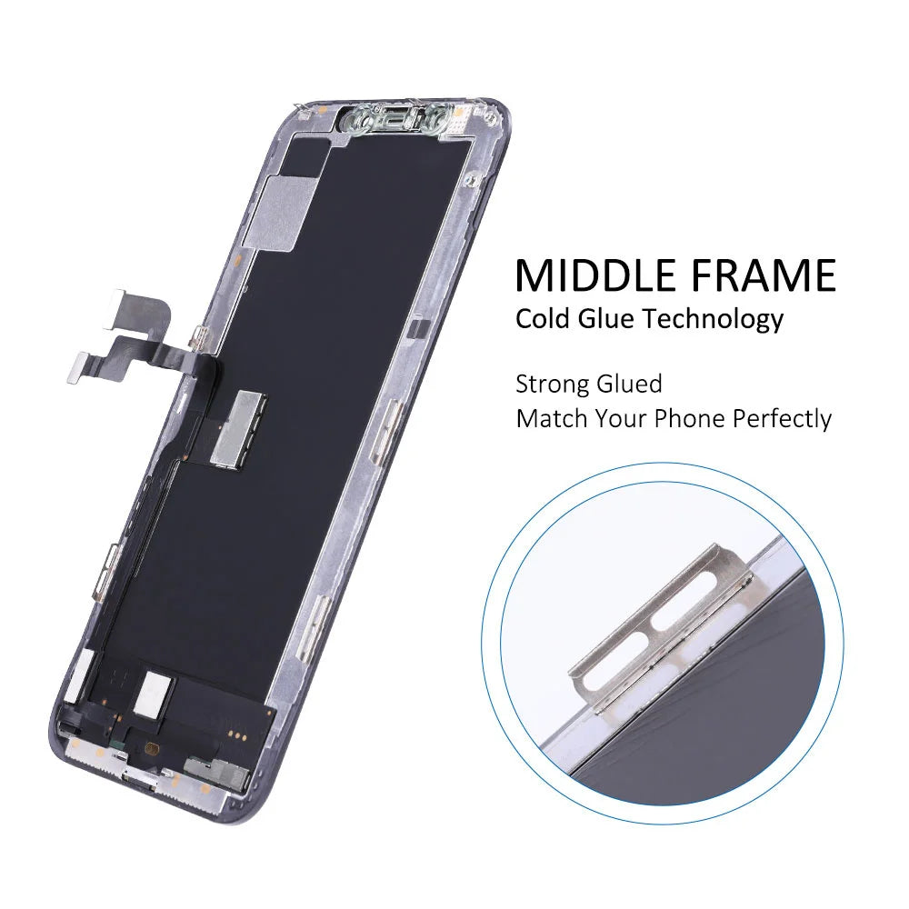OLED Pantalla For iphone X LCD XR 11 Screen OLED LCD Display Touch Screen Digitizer Assembly For iPhone X XS Max LCD Replacement
