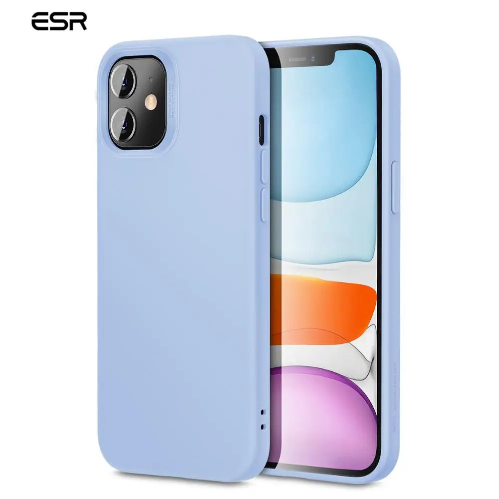 ESR for iPhone 12 / 12 Pro Cloud Soft Case for iPhone 12 Pro Max Super Liquid Silicone Rubber Yippee Cover for iPhone 12 mini