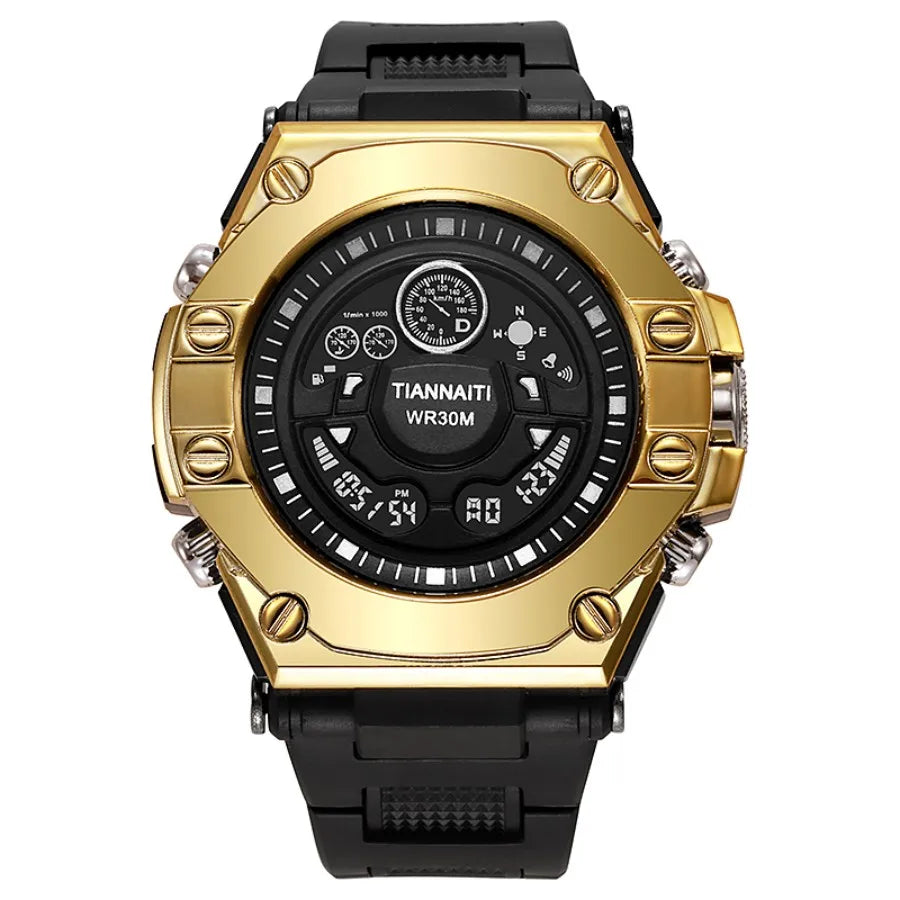 Sports Watch For Men Outdoor Military Sports Watches Alarm Clock Multifunction Digital Wristwatch for man kids Boys Student Teen