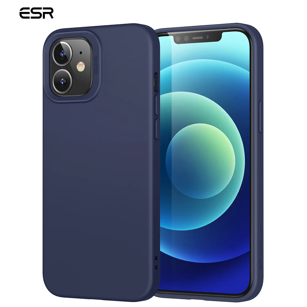 ESR for iPhone 12 / 12 Pro Cloud Soft Case for iPhone 12 Pro Max Super Liquid Silicone Rubber Yippee Cover for iPhone 12 mini