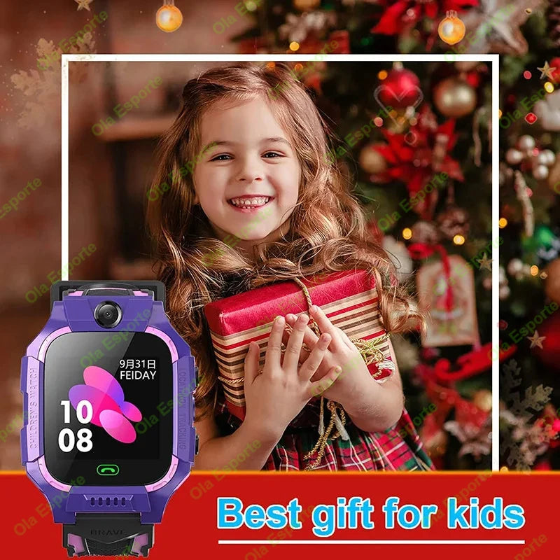 2025 Kid Smart Watch Sim Card For Children SOS Call Phone Camera Voice Chat Photo Smartwatch Boy Girl Security Protection Gift