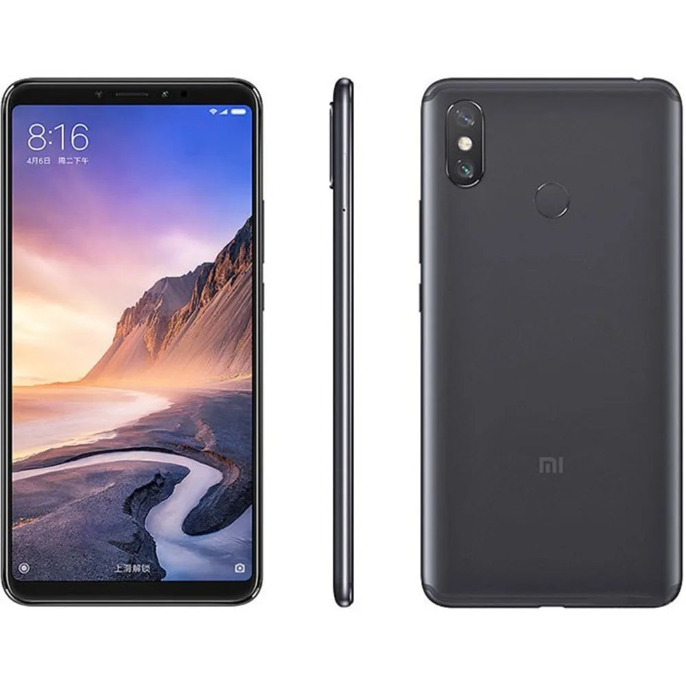 Smartphone Xiaomi Mi Max 3 Global firmware Snapdragon636 Back Fingerprint 6.9 inch 12MP Bluetooth 5.0 Android Smartphone