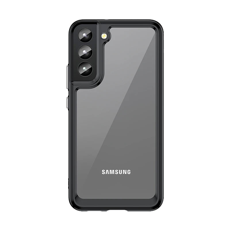 For Samsung S24 Ultra Case Cover Samsung Galaxy S24 S23 Ultra Plus Shockproof Clear Transparent Colour Fundas Samsung S24 Ultra