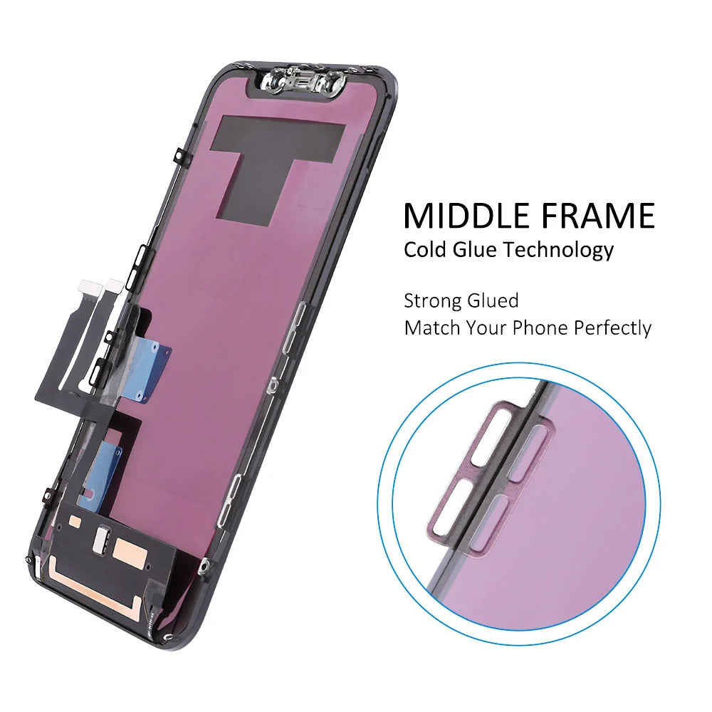 OLED Pantalla For iphone X LCD XR 11 Screen OLED LCD Display Touch Screen Digitizer Assembly For iPhone X XS Max LCD Replacement