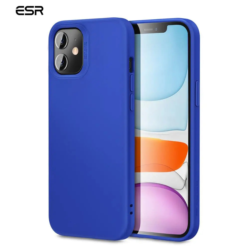 ESR for iPhone 12 / 12 Pro Cloud Soft Case for iPhone 12 Pro Max Super Liquid Silicone Rubber Yippee Cover for iPhone 12 mini