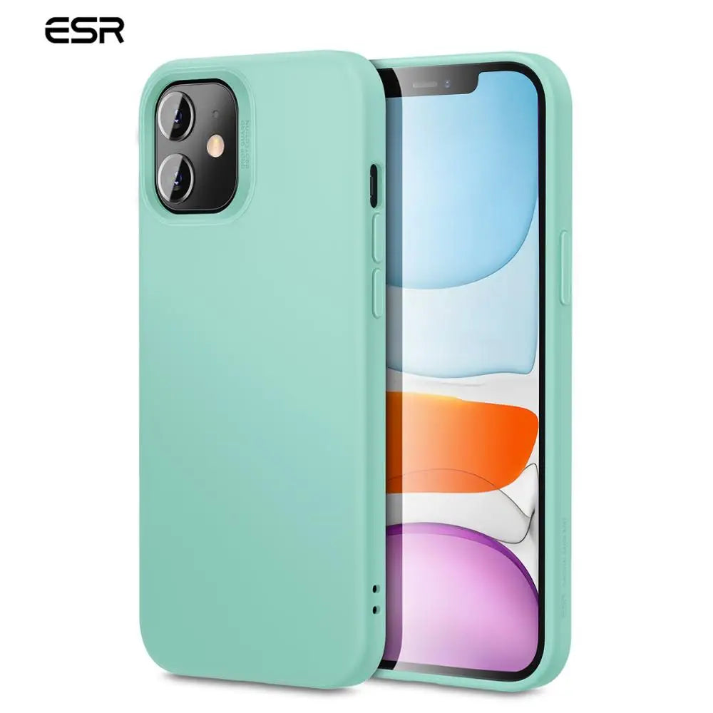 ESR for iPhone 12 / 12 Pro Cloud Soft Case for iPhone 12 Pro Max Super Liquid Silicone Rubber Yippee Cover for iPhone 12 mini