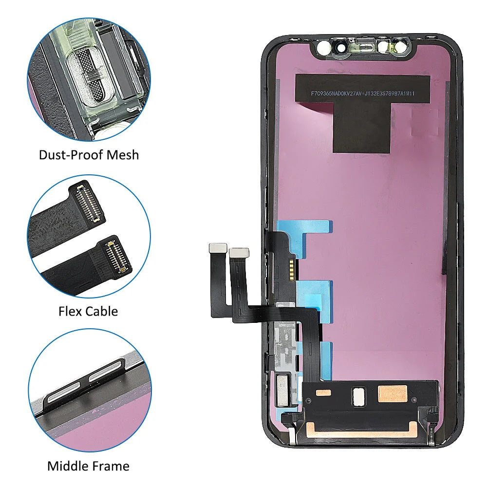 OLED Pantalla For iphone X LCD XR 11 Screen OLED LCD Display Touch Screen Digitizer Assembly For iPhone X XS Max LCD Replacement