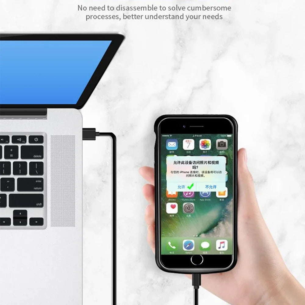 6800mAh Battery Case for iPhone 12 Pro 11 Pro Max Power Bank Charging Charger Cover for iPhone XS Max XR 7 8 Plus 6s SE 2020