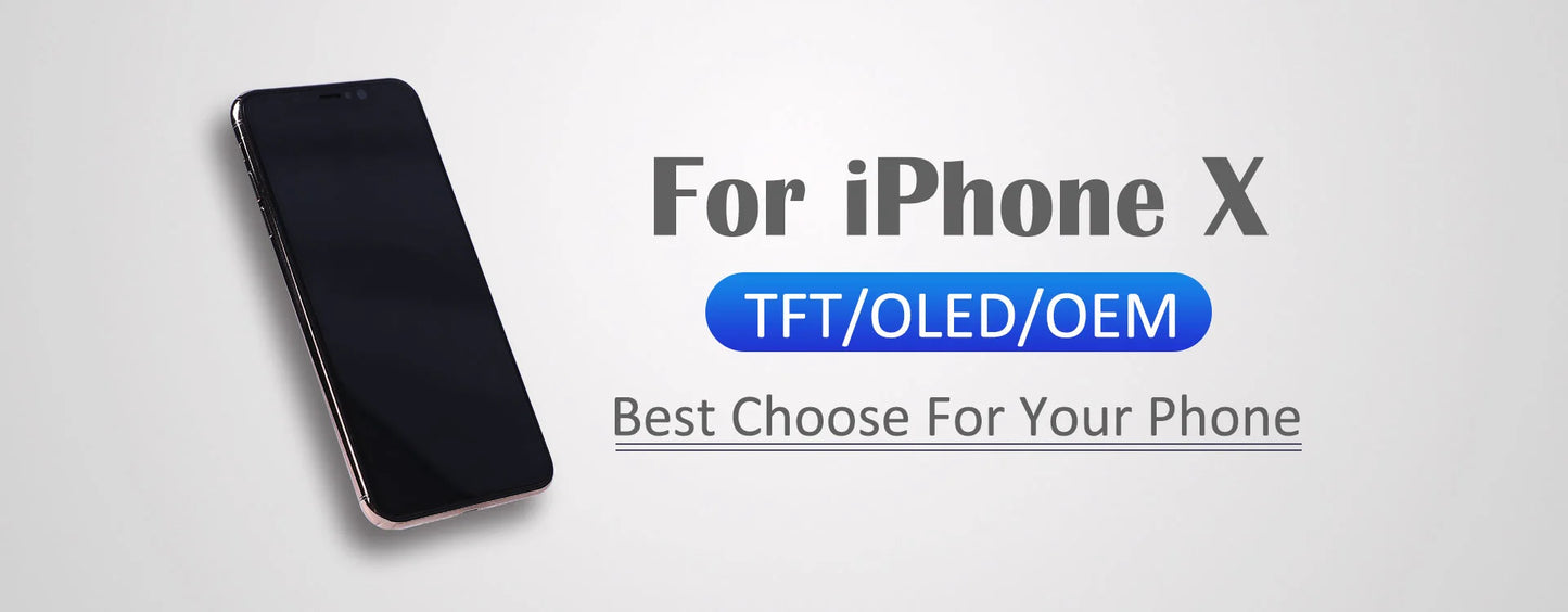 OLED Pantalla For iphone X LCD XR 11 Screen OLED LCD Display Touch Screen Digitizer Assembly For iPhone X XS Max LCD Replacement