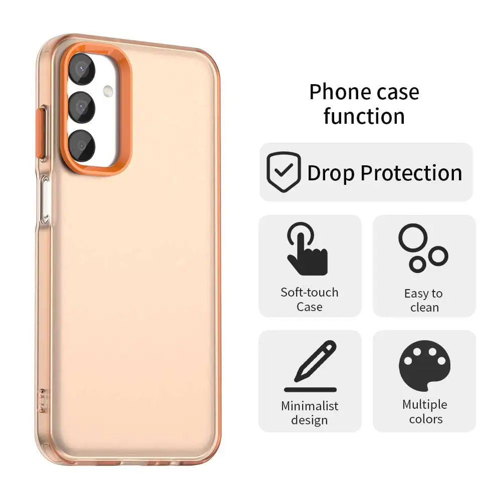 Frosted Case For Samsung Galaxy M35 5G Cover Samsung M35 Fundas Coque Matte Translucent PC Phone Back Case Samsung Galaxy M35