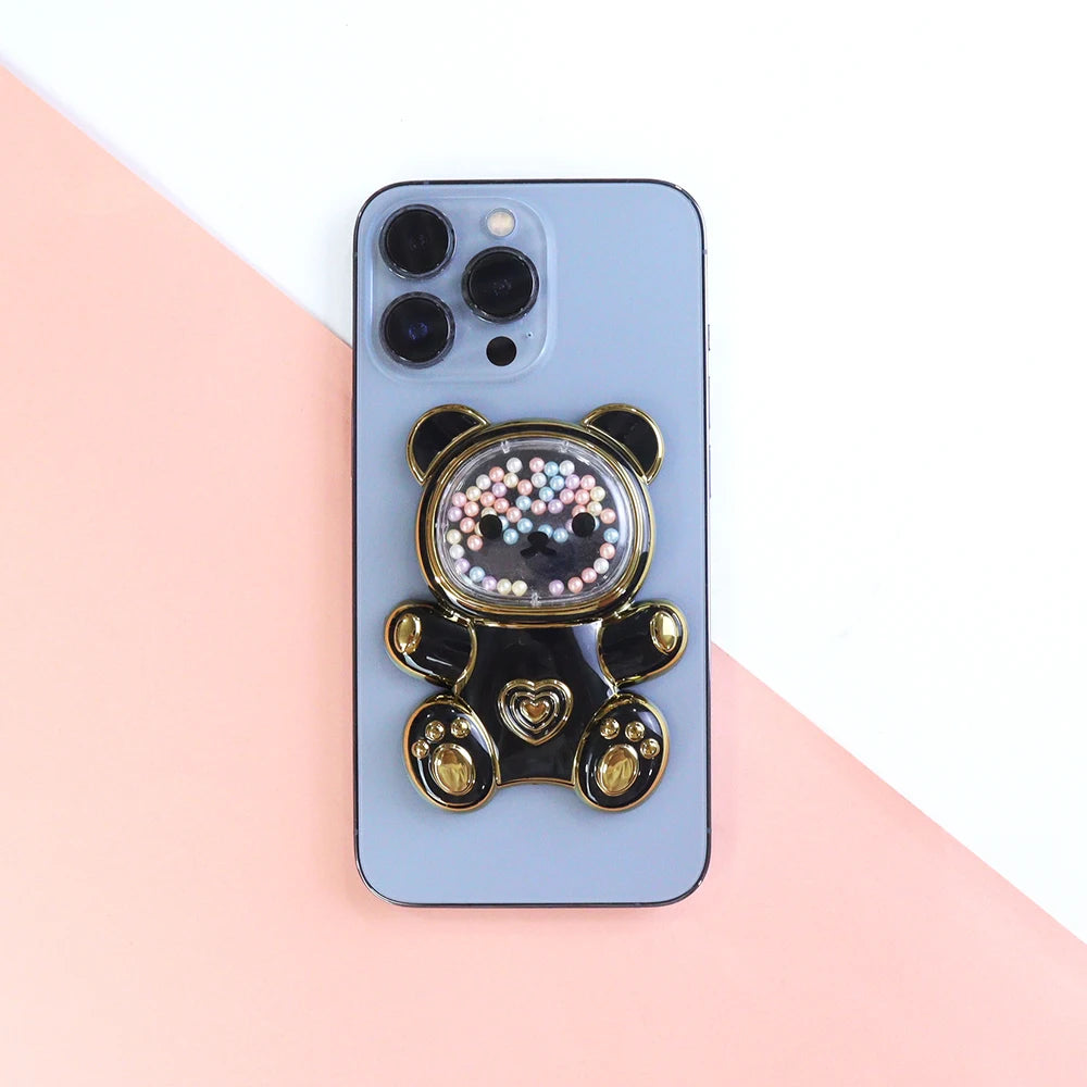 Bear Mobile Phone Bracket Cartoon Back Sticker Direct Mobile Phone Accessories