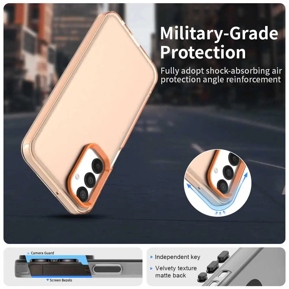 Frosted Case For Samsung Galaxy M35 5G Cover Samsung M35 Fundas Coque Matte Translucent PC Phone Back Case Samsung Galaxy M35
