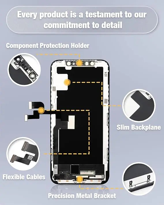 OLED Pantalla for iphone X LCD Display Touch Screen Digitizer Assembly for iPhone X LCD Replacement