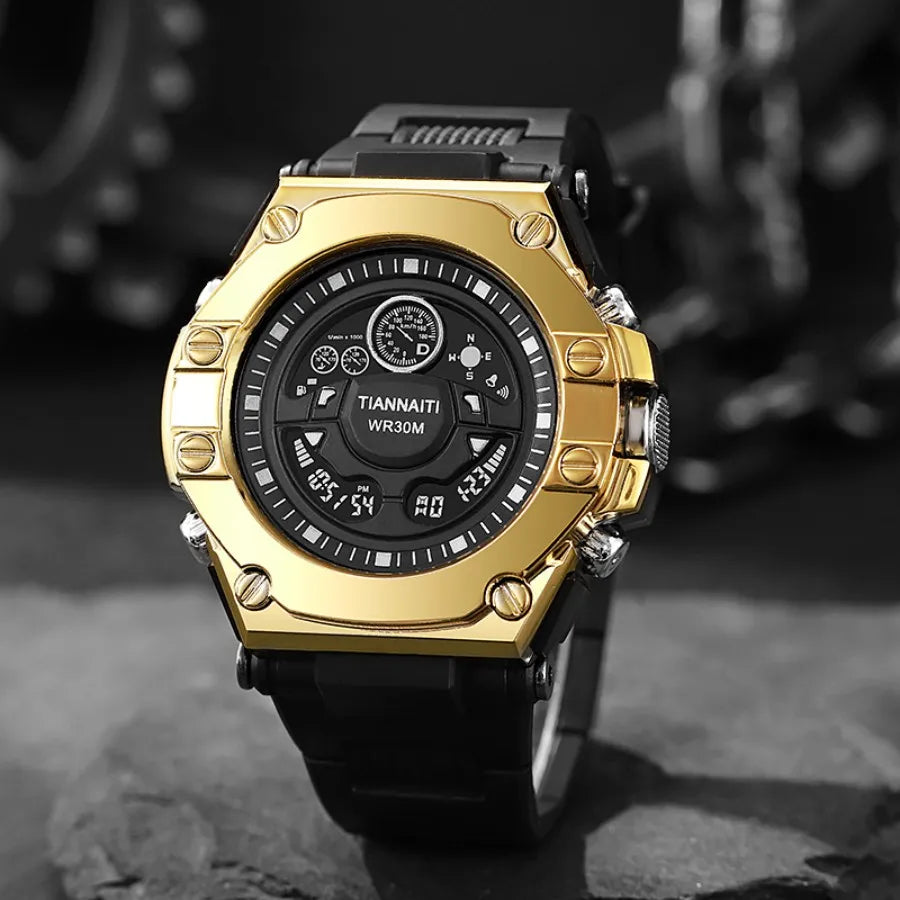 Sports Watch For Men Outdoor Military Sports Watches Alarm Clock Multifunction Digital Wristwatch for man kids Boys Student Teen