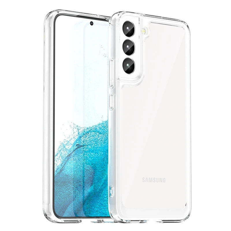 For Samsung S24 Ultra Case Cover Samsung Galaxy S24 S23 Ultra Plus Shockproof Clear Transparent Colour Fundas Samsung S24 Ultra