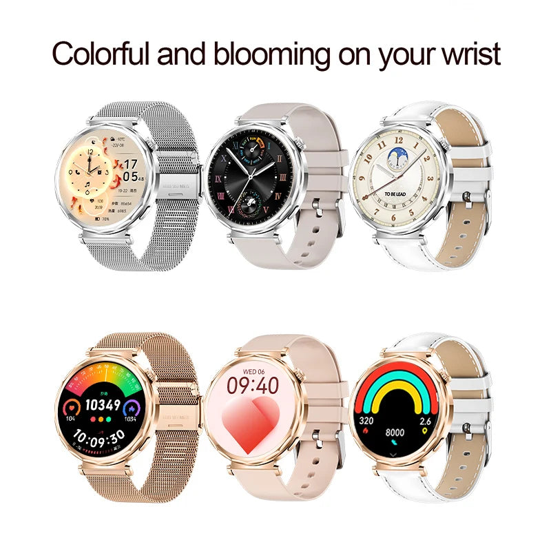 LIGE 2025 Smart Watch Ladies Full Touch Screen Sports Fitness Watch IP68 Waterproof Bluetooth For Android iOS Smartwatch Female
