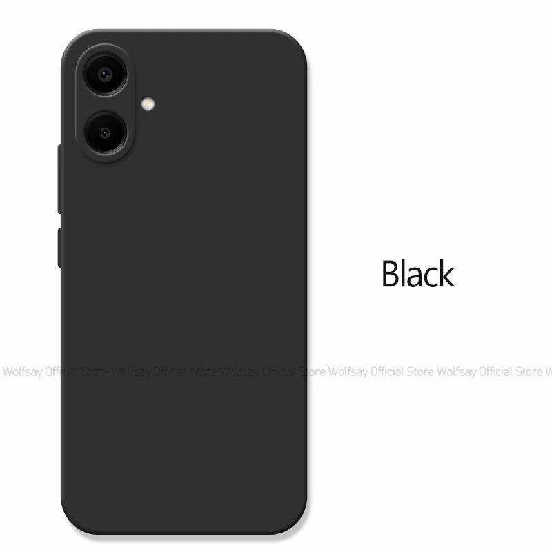For Samsung Galaxy A06 Case For Samsung Galaxy A06 Cover Funda Shockproof Liquid Silicone TPU Phone Cover For Samsung Galaxy A06