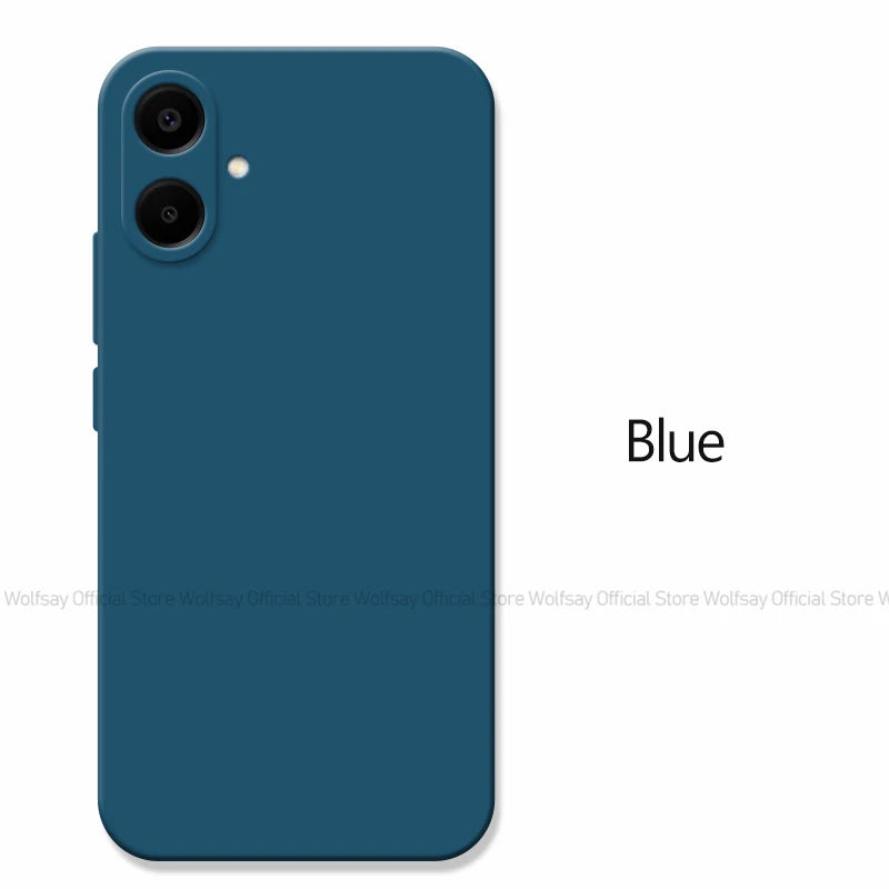 For Samsung Galaxy A06 Case For Samsung Galaxy A06 Cover Funda Shockproof Liquid Silicone TPU Phone Cover For Samsung Galaxy A06