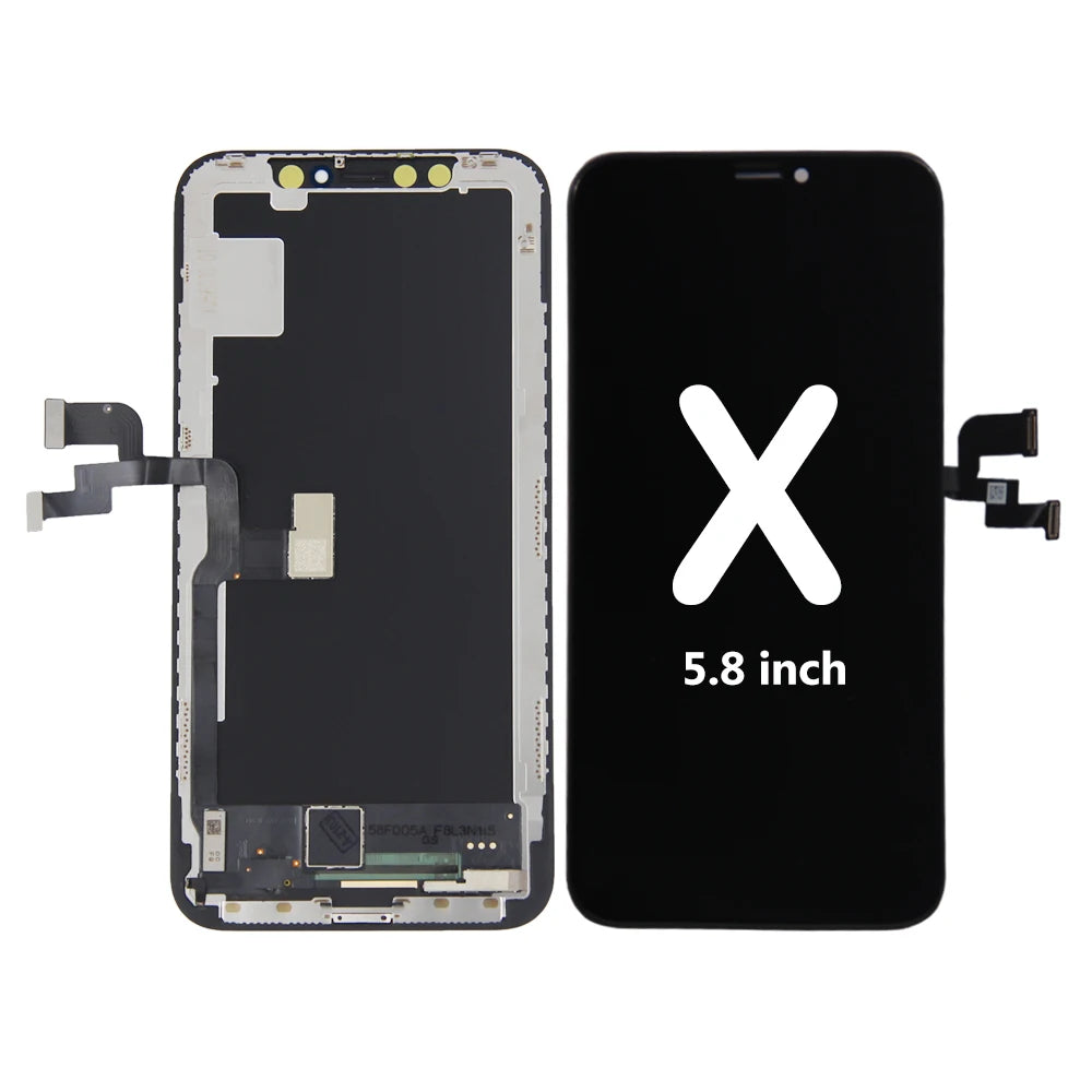 OLED For iPhone X LCD Display Touch Screen Digitizer Assembly No Dead Pixels for iPhone X Screen Replacement OLED GX