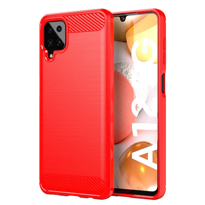 For Samsung Galaxy A12 Case Samsung Galaxy A12 A14 A23 A53 A34 A54 5G Case Cover Shockproof Brushed TPU Cover Samsung Galaxy A12