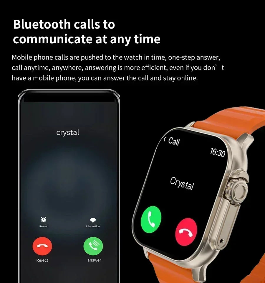 2025 New Smart Watch Series 10 Screen Bluetooth Call Heart Rate Blood Pressure GPS Smartwatch for Android IOS Sports Watch