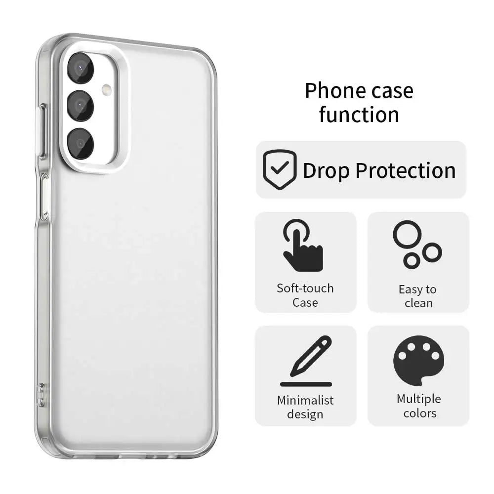 Frosted Case For Samsung Galaxy M35 5G Cover Samsung M35 Fundas Coque Matte Translucent PC Phone Back Case Samsung Galaxy M35