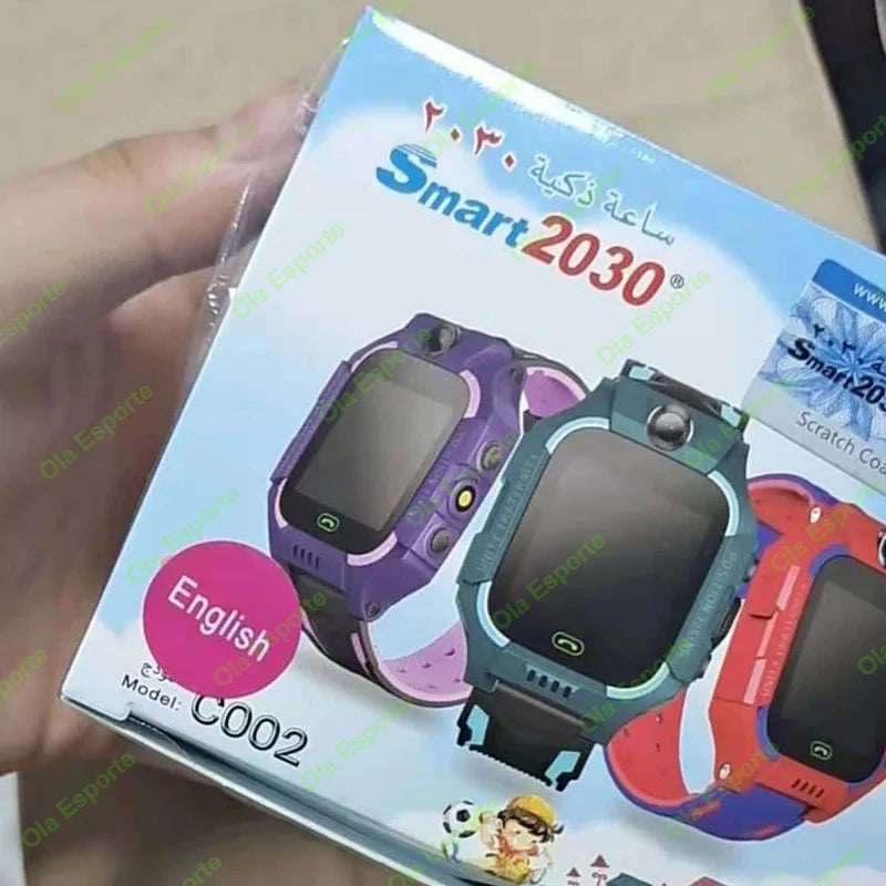 2025 Kid Smart Watch Sim Card For Children SOS Call Phone Camera Voice Chat Photo Smartwatch Boy Girl Security Protection Gift