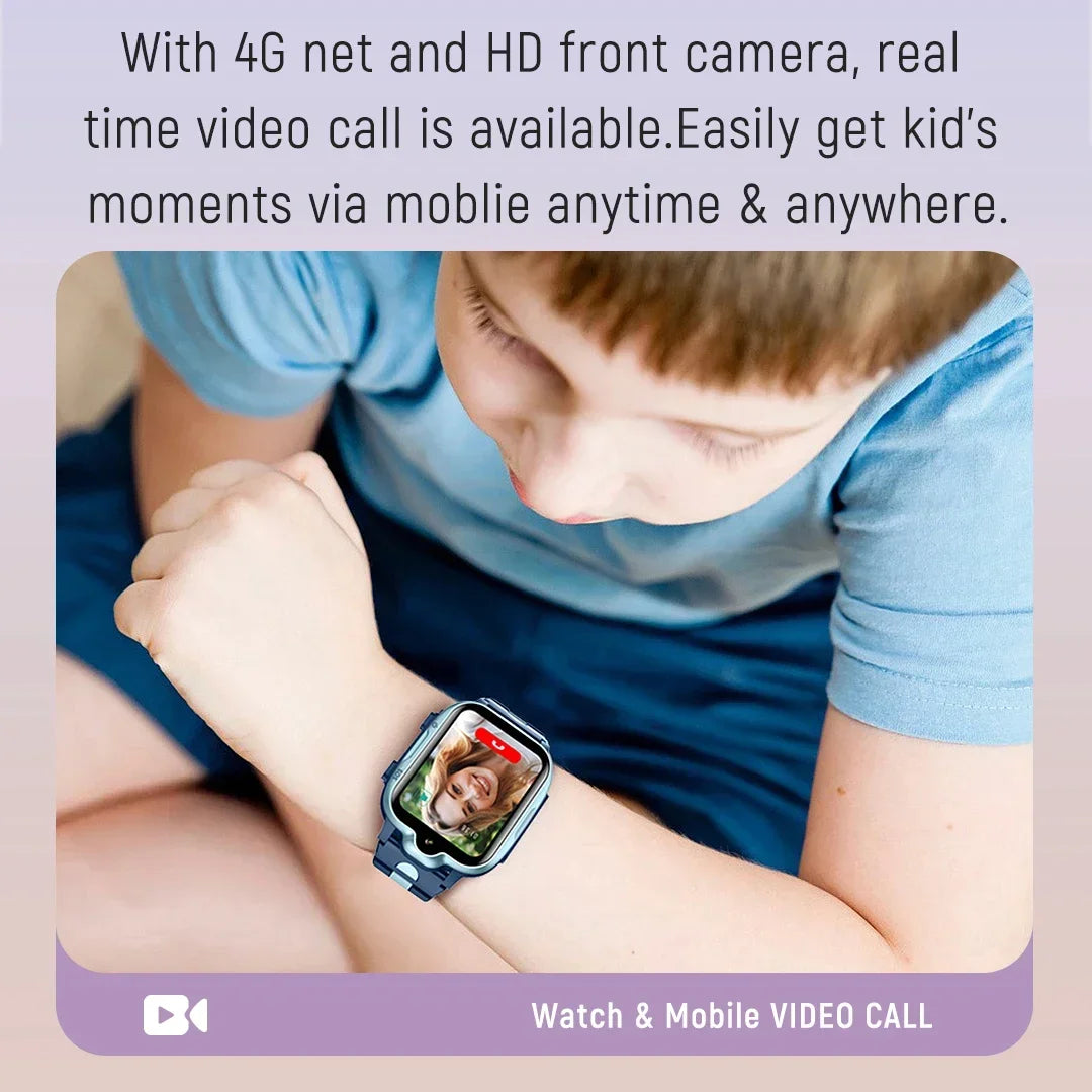 Xiaomi Mijia Kid Smart Watch 4G Children Video Call GPS SOS SIM Sports Bracelet Alarm Clock Kids Sound Smarwatch for Android IOS