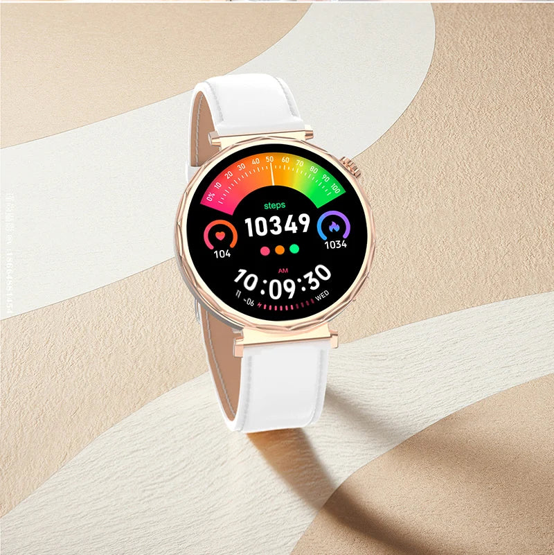 LIGE 2025 Smart Watch Ladies Full Touch Screen Sports Fitness Watch IP68 Waterproof Bluetooth For Android iOS Smartwatch Female