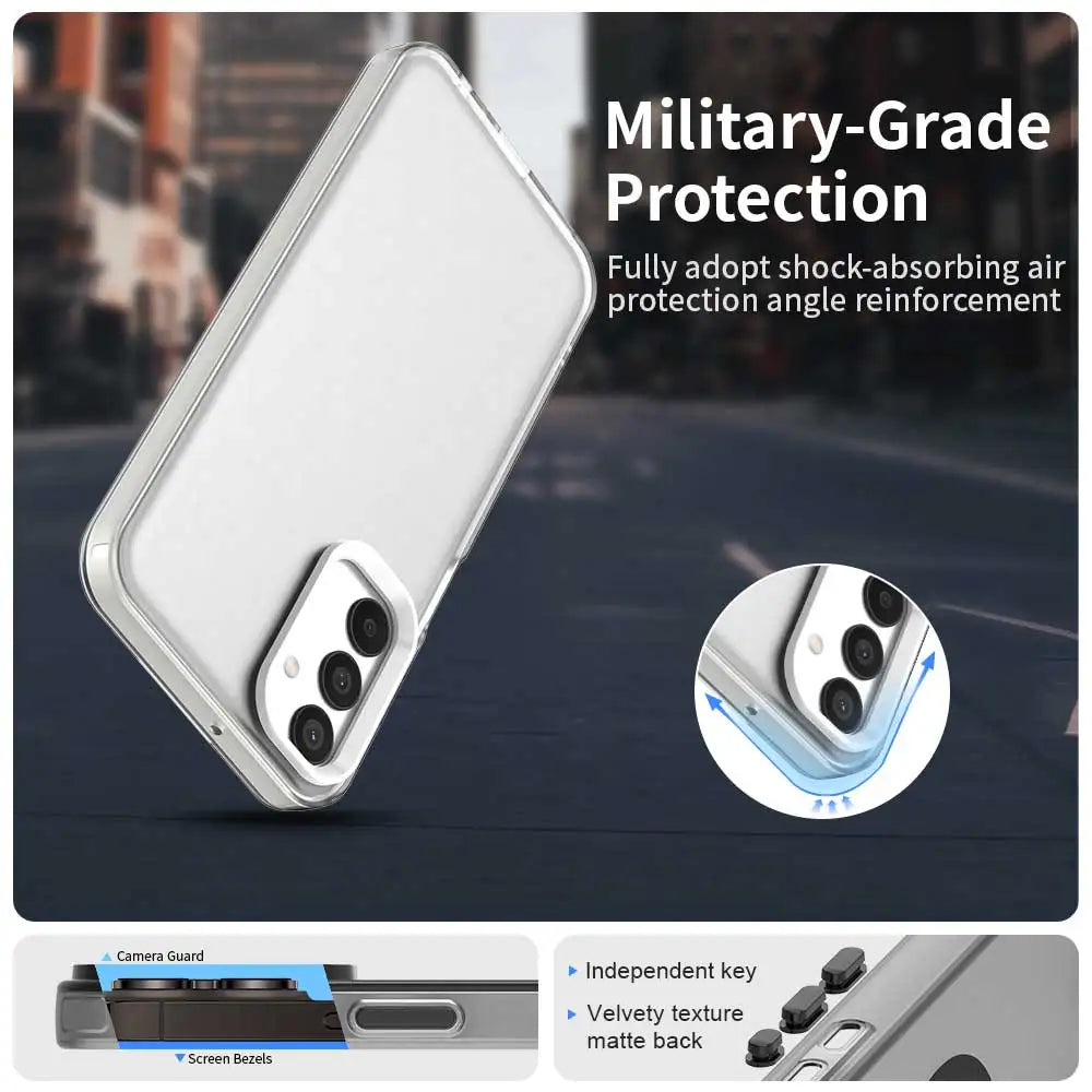 Frosted Case For Samsung Galaxy M35 5G Cover Samsung M35 Fundas Coque Matte Translucent PC Phone Back Case Samsung Galaxy M35