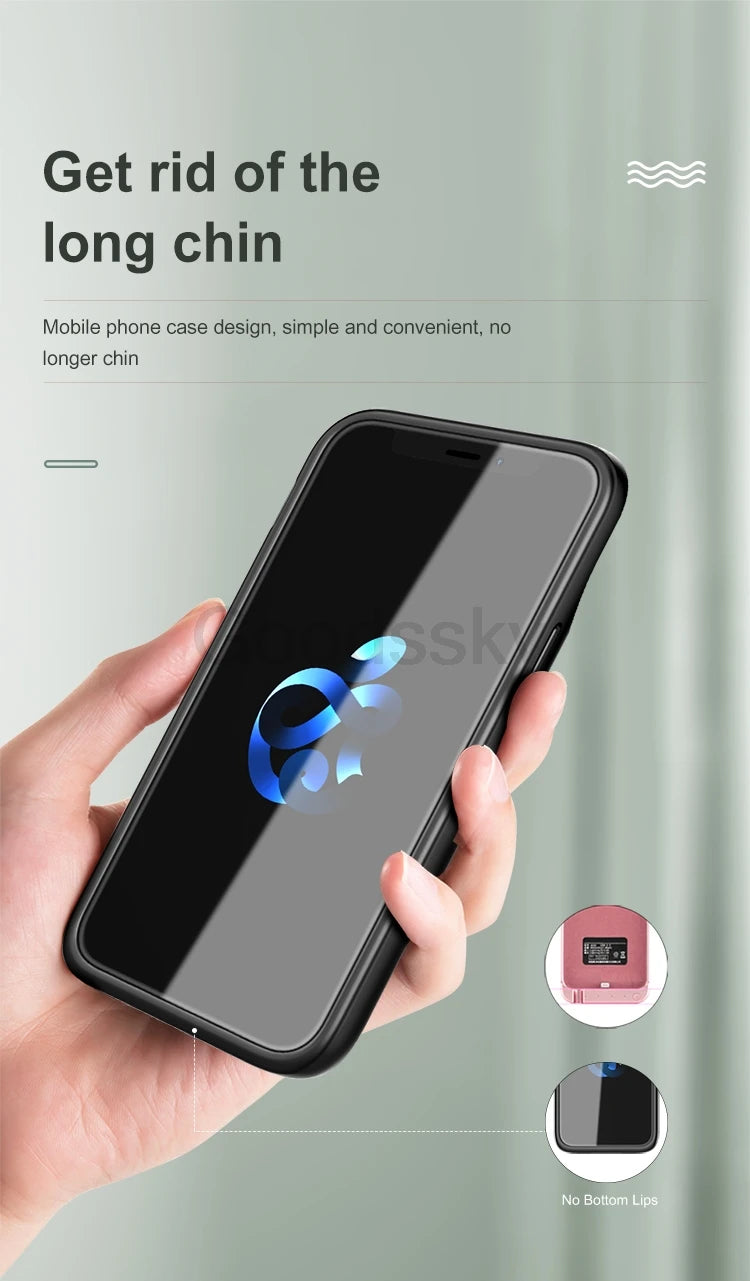 Battery Charger Cases For iPhone 12 13 14 Pro Max 14 Plus Power Case For iPhone 12 13 Mini Extenal Battery charging PowerBank