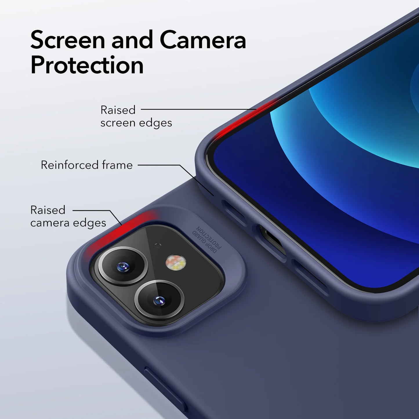 ESR for iPhone 12 / 12 Pro Cloud Soft Case for iPhone 12 Pro Max Super Liquid Silicone Rubber Yippee Cover for iPhone 12 mini