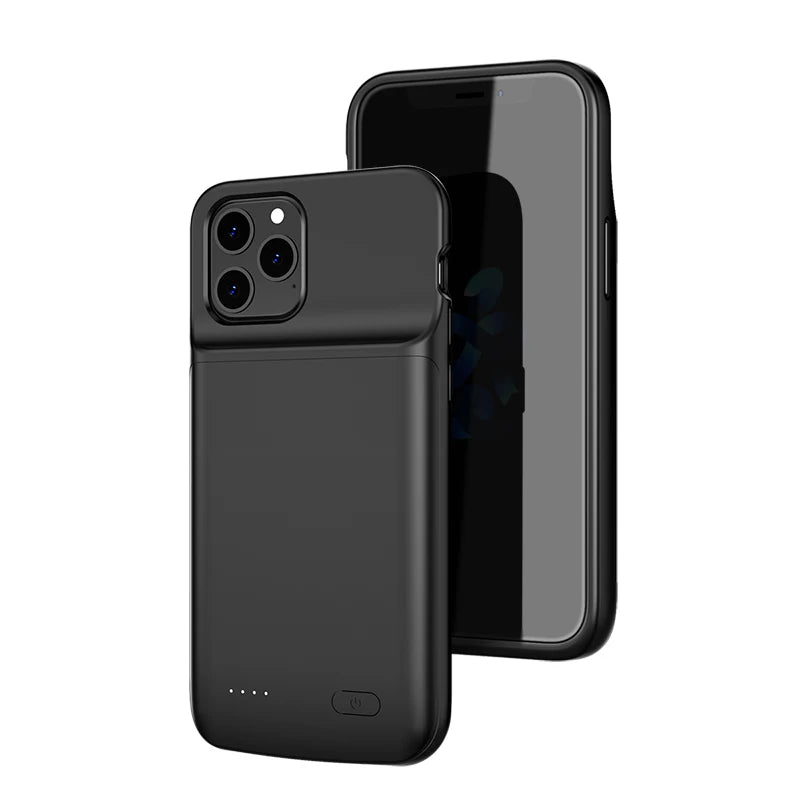 Battery Charger Case For iPhone 12 Pro Max Power Case Liquid silicone shockproof Extenal PowerBank Cove For iPhone 12 Mini Capa