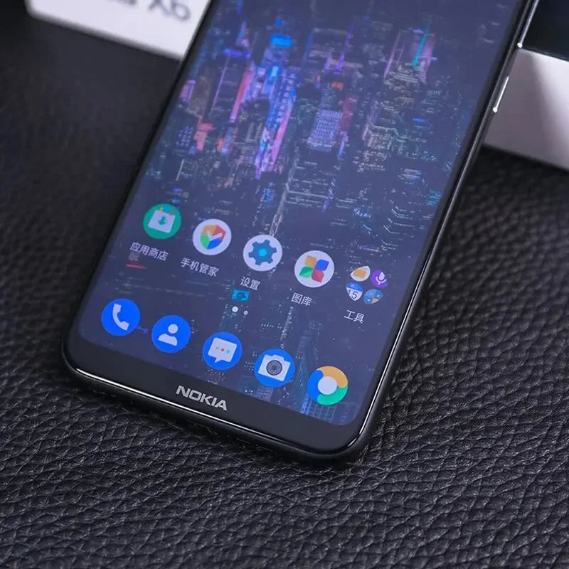Nokia X6 4G Smartphone Android smartphone full screen dual-card dual standby 4G 64G unlocked Used Phone