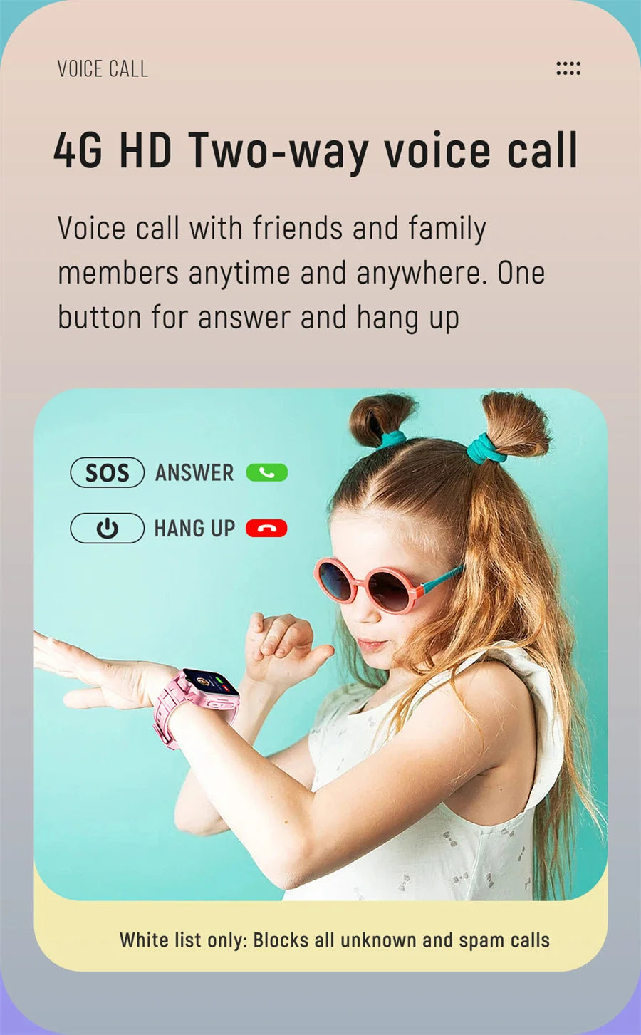 Xiaomi Mijia Kid Smart Watch 4G Children Video Call GPS SOS SIM Sports Bracelet Alarm Clock Kids Sound Smarwatch for Android IOS